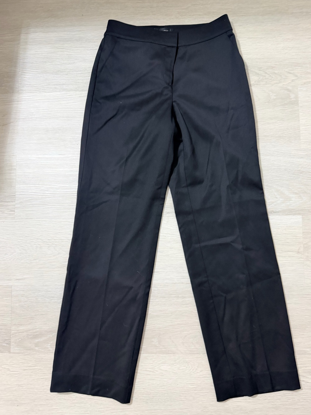 St. John Men's Black Straight-Leg Dress Pants